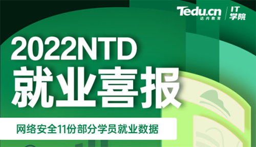 達內2023年11月網絡安全工程師就業薪資展現